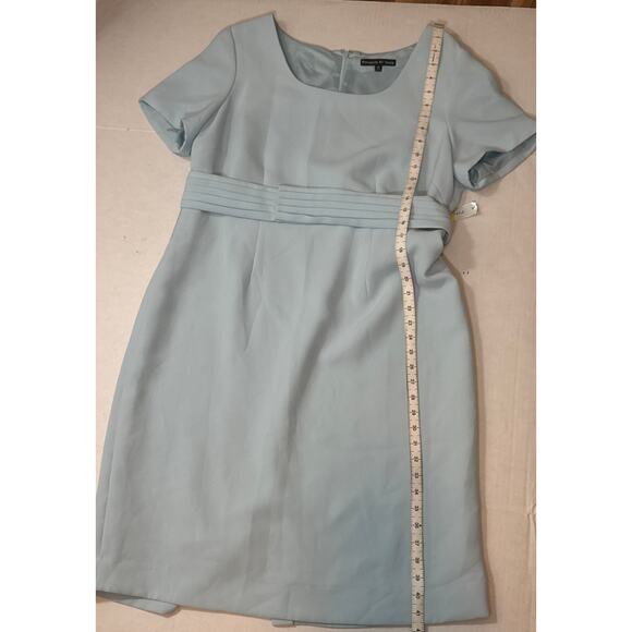 NEW Preston and York Sheath Dress Womens 18 Mother of the Bride Baby Blue Formal - Picture 7 of 8